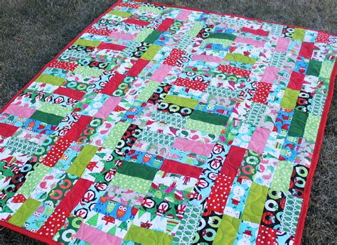 Jelly Roll Jam Christmas Quilt | The Stitching Scientist