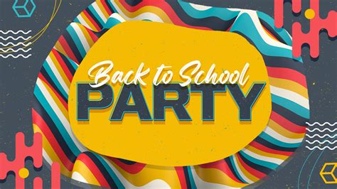 Motion Graphics: Back to School Party: Volume One - Church Visuals