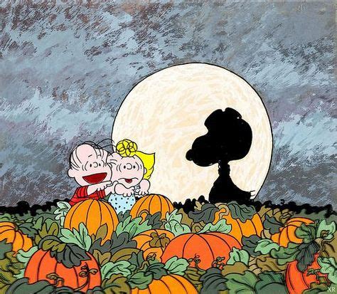 Linus in the pumpkin patch (With images) | Peanuts halloween, Snoopy ...