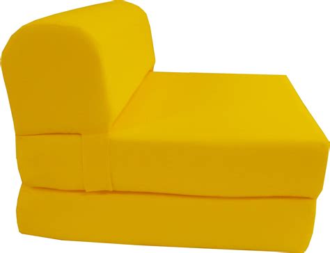 Turmeric Yellow Purple Velvet Z Bed Double Size Fold Out Chairbed Sofa Seat Foam Folding Chair ...