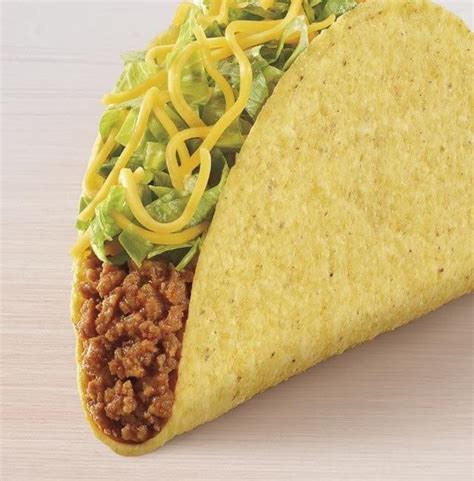 Taco Bell Crunchy Taco Nutrition Facts