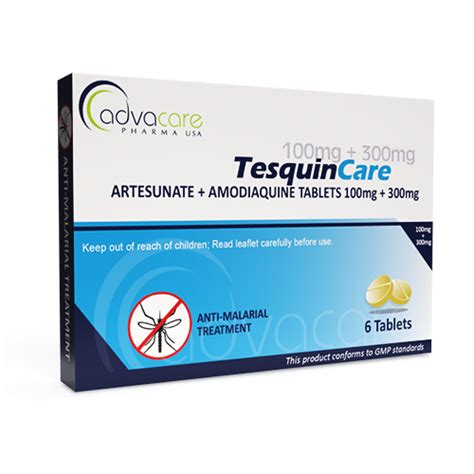 Artesunate + Amodiaquine Tablets | AdvaCare Pharma