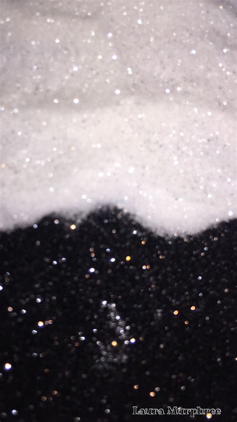 Glitter phone wallpaper black white glitter backgrounds sparkle ...