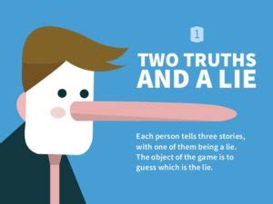 Friday Fun-Day Writing Prompt: Two Truths and a Lie — The Writer's ...