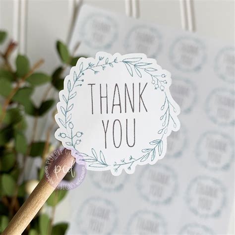 Thank You Sticker Small Shop Products Party Favor Etsy | Etsy | Thank ...