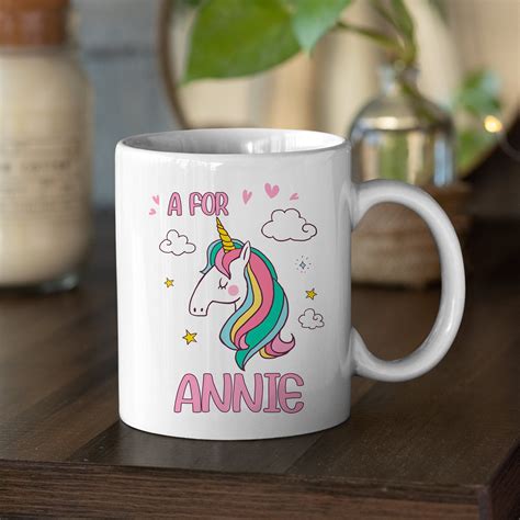 Personalized Unicorn Mug Cute Unicorn Toddler Mug Birthday | Etsy