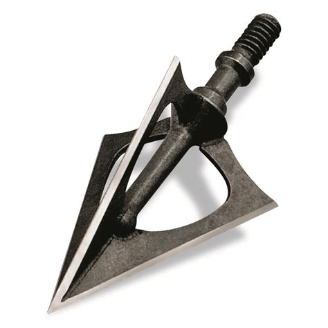 NAP Hellrazor Fixed Blade Crossbow Broadheads, 100 Grain, 3 Pack ...