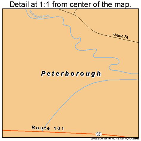 Peterborough New Hampshire Street Map 3360500