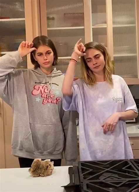 Cara Delevingne and Kaia Gerber Are Self-Isolating on TikTok | W Magazine | Women's Fashion ...