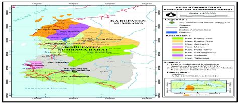 Adminitration Map West Sumbawa | Download Scientific Diagram