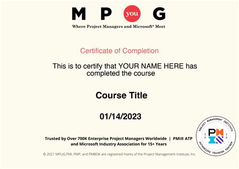 Project Management Certificate Course - Enhance Your Skills