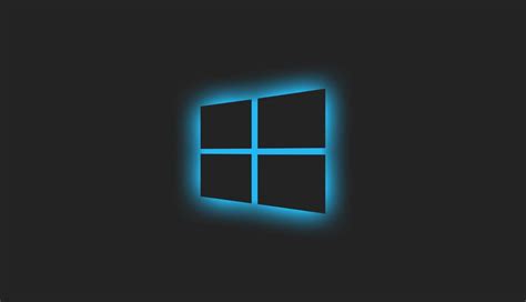 Windows 10 Logo Blue Glow (1336x768) Resolution Wallpaper Hi Tech ...