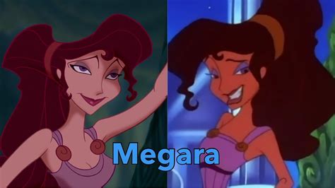 Megara - Movie Evolution (1997 - 2002) Mickey’s House Of Villains - YouTube