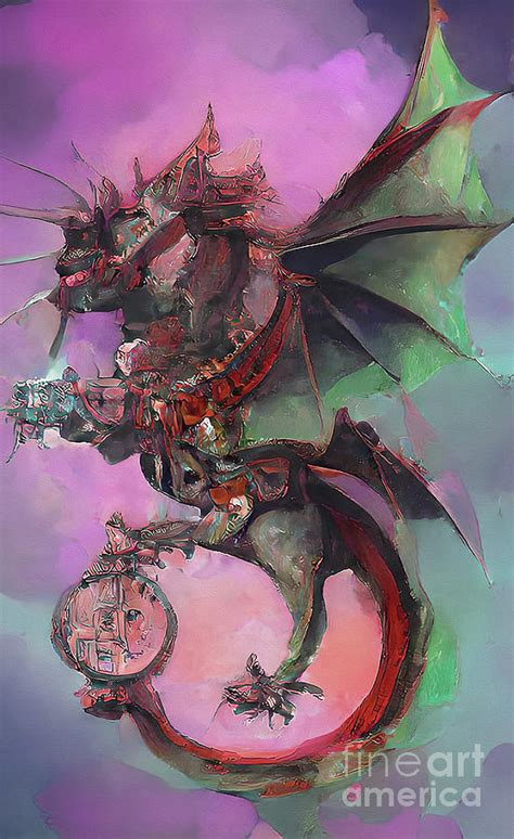 Steampunk Dragon Digital Art by Jimi Bush - Fine Art America