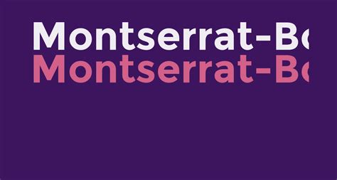 Montserrat-Bold free Font - What Font Is