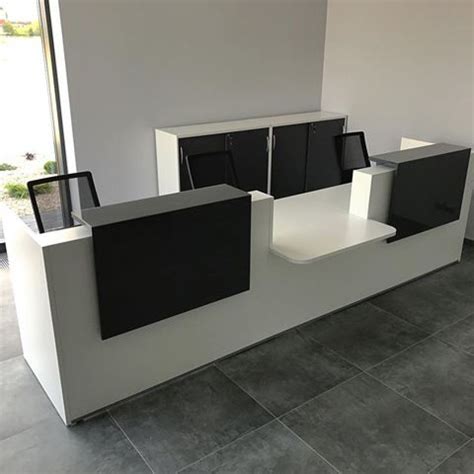 TERA Straight Reception Desk w/Counter Top & Light Panel, ADA ...