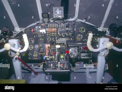 Antonov An-2 Colt interior of Cockpit. Agricultural and Utility Stock Photo: 6213668 - Alamy