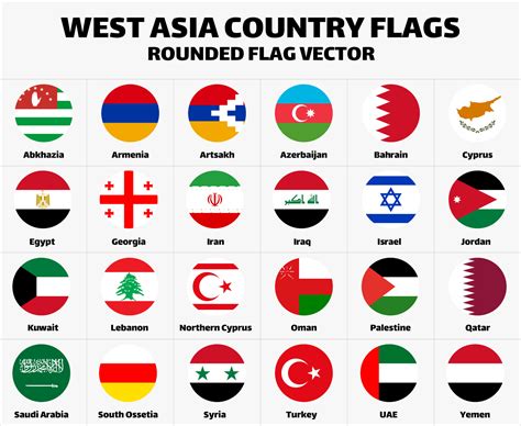 All Country Flags Of Asia Stock Vector 717973 Crushpi - vrogue.co