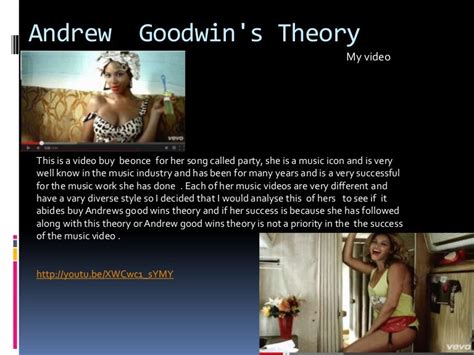 Andrew goodwin's theory