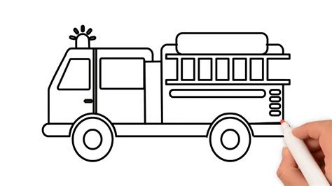 Fire Truck Drawing | Free download on ClipArtMag