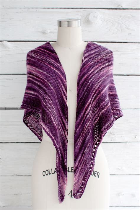 Fácil Shawl Free Knitting Pattern — Blog.NobleKnits