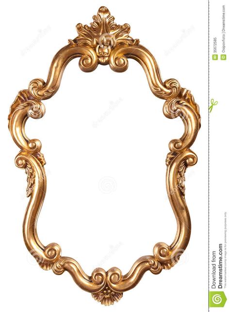 antique%20frame%20clipart%20gold | Vintage frames, Decorating mirror ...