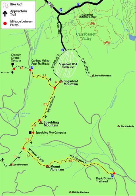 Hike Sugarloaf Mountain Maine 4000 footers