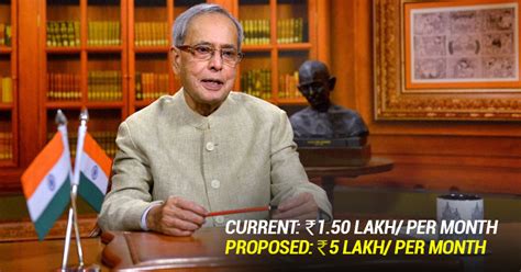 A 300 % Salary Hike Has Been Proposed For President Of India Pranab ...