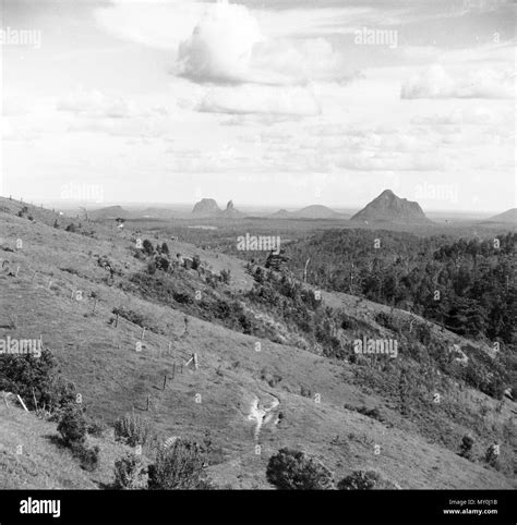 Glass House Mountains, December 1970 Stock Photo - Alamy