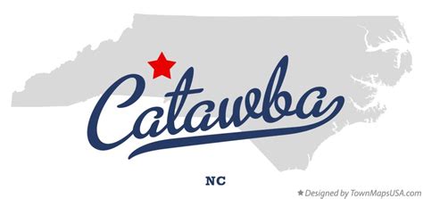 Map of Catawba, NC, North Carolina