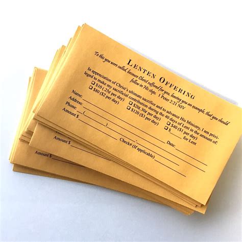 Church envelopes – A Plus Print Shop