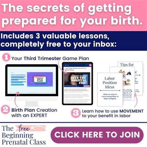 Best FREE Childbirth Classes - The Pregnancy Nurse