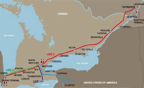 Enbridge Pipeline Map