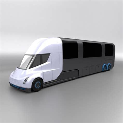 Tesla rv truck 3D - TurboSquid 1287065