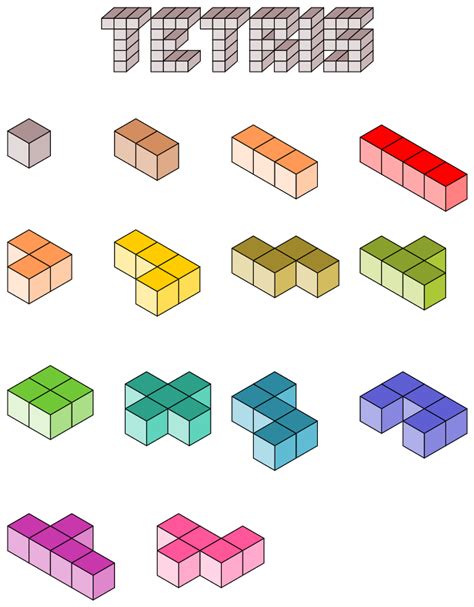 3d Tetris Blocks Clip Art at Clker.com - vector clip art online ...