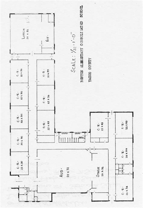 BentonElemFP | School building plans, School floor plan, Elementary school planning