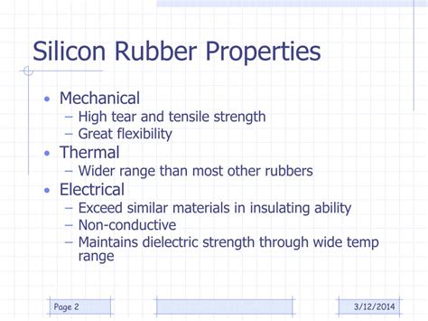 PPT - Silicon Rubber PowerPoint Presentation - ID:321455