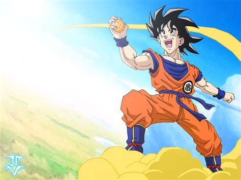 Image - Son Goku Flying by JP V.jpg | Video Game Fanon Wiki | Fandom powered by Wikia