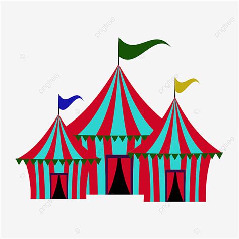 Circus Tent Clipart Transparent Background, Circus Carnival Tent Png ...