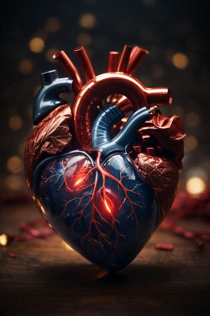 Premium AI Image | Human heart anatomy