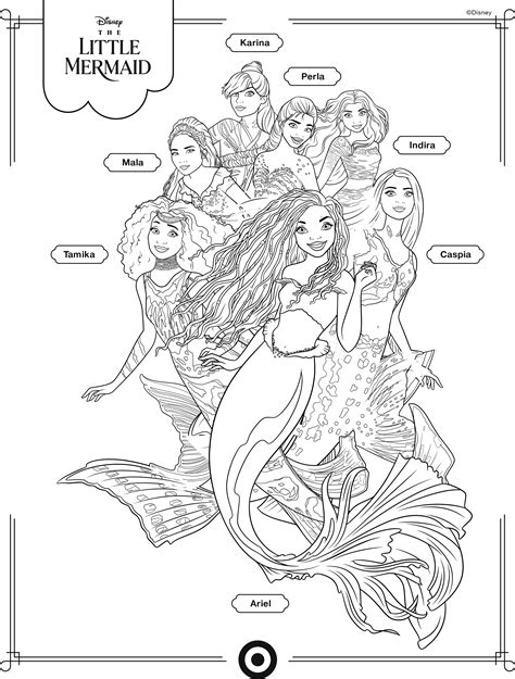 Free Princess Ariel Coloring Pages