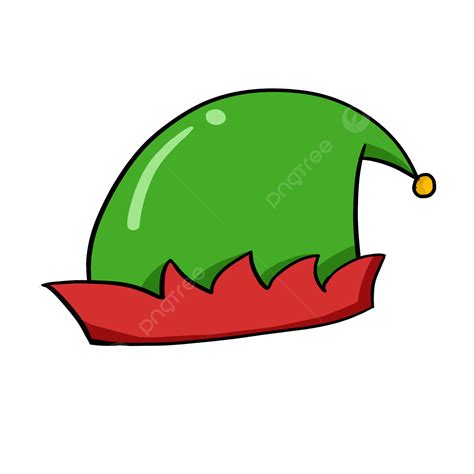 Cartoon Elfs Clipart PNG Images, Cartoon Elf Red Green Hat Clipart, Elf Hat Clipart, Elf, Hat ...