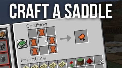 How To Make A Saddle In Minecraft 2021 How To Make A Saddle In Minecraft | Images and Photos finder