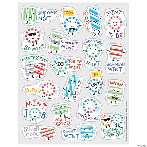 Mint-Scented Stickers | Oriental Trading