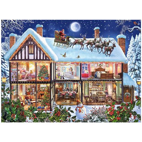 Ravensburger Christmas at Home Puzzle 100pcs XXL - Puzzles Canada