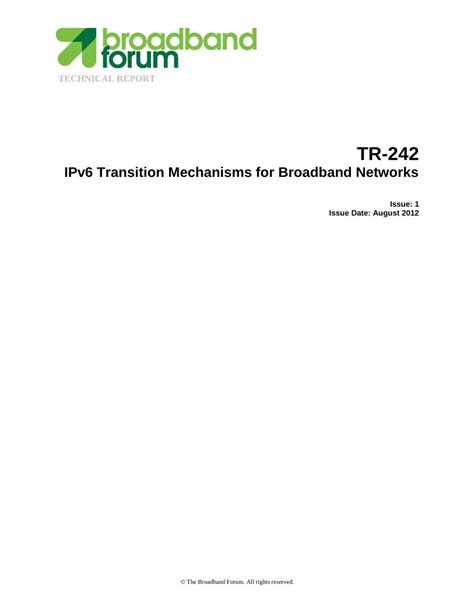 (PDF) IPv6 Transition Mechanisms for Broadband Networks - DOKUMEN.TIPS