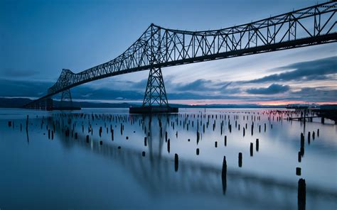 Astoria–Megler Bridge Full HD Wallpaper and Background Image ...