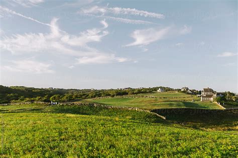 "Rural Pasture On Block Island, Rhode Island, USA" by Stocksy Contributor "Raymond Forbes LLC ...