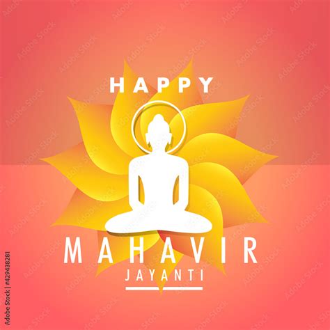 Mahavir Jayanti poster background, Jain festival wallpaper greeting ...