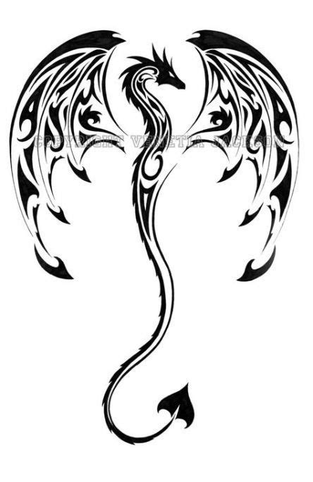 52 ideas for tattoo simple dragon wings | Tribal dragon tattoos, Dragon tattoo designs, Dragon ...